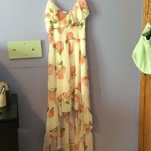 High-low floral dress!